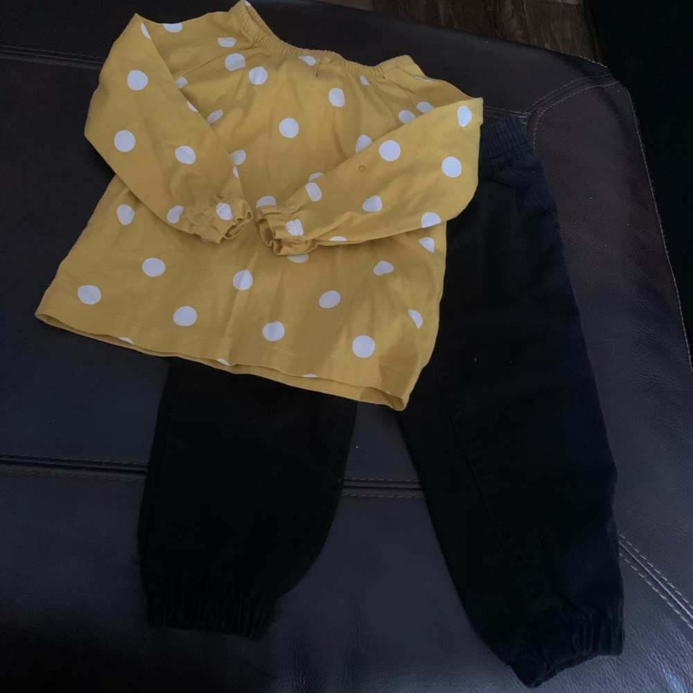 Gold Polkadot outfit